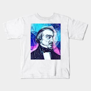 Vissarion Belinsky Snowy Portrait | Vissarion Belinsky Artwork 13 Kids T-Shirt